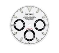 ROUHO Metal Watch Face VK63 Chronograph Movement Stainless Steel Watch Dial 29.5mm Luminous Chrono Modding Repair Spare Part for Seiko - A6