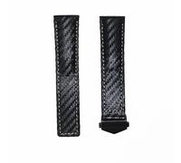 ROUHO Nylon Woven Watch Strap Replacement Watch Band Deployment Clasp Bracelet for T-A-G HE-UE-R AQUARACER CAR-RE-RA-Black White + Black Buckle 24mm