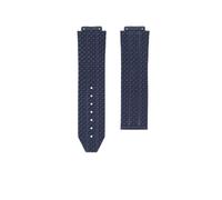 ROUHO Pineapple Pattern PU Watch Strap Replacement Watch Accessories Rubber Watch Strap for HUB-LOT B-I-G B-A-N-G-Blue 24x18x22mm