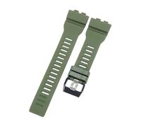 ROUHO Premium Silicone Rubber Watch Strap - Waterproof, Flexible & Durable Replacement Watch Band for Casio GBA-800 GBD-800 GMA-B80-Green