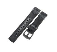 ROUHO Premium Woven Nylon Watch Strap Comfortable & Breathable Replacement Watchband for Jeep Wrangler JP152 JPW646 JPW638-Black + Black Buckle 20mm