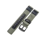 ROUHO Premium Woven Nylon Watch Strap Comfortable & Breathable Replacement Watchband for Jeep Wrangler JP152 JPW646 JPW638-Green + Black Buckle 20mm