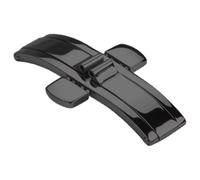 ROUHO Quick Release Deployment Watch Clasp, Double Push Button Stainless Steel Butterfly Watch Buckle for Longines-6 * 21mm