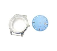 ROUHO Retro Dress Watch Mod Parts - Fits NH35 NH36 NH38 Movement, 35mm Large Dial Replacement Modification Kits for Seiko-Watch Case + Dial D