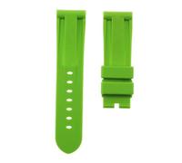 ROUHO Silicone Watch Bracelet Waterproof Sports Watch Accessories Adjustable Watch Strap for P-ANE-RAI PAM-Light Green 22mm