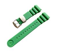 ROUHO Silicone Watch Strap Men's Sports Bracelet Replacement Watchband Accessories for Seiko Prospex SPR007 Abalone Sumo Tuna-Green 20mm