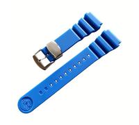 ROUHO Silicone Watch Strap Men's Sports Bracelet Replacement Watchband Accessories for Seiko Prospex SPR007 Abalone Sumo Tuna-Blue 20mm