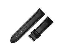 ROUHO Soft Genuine Leather Watch Strap Durable Classic Replacement Men's Watches Bracelet for Citizen JY8037 JY8031 CB5848 AT8040-Black 22mm
