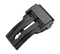 ROUHO Stainless Steel Deployment Watch Buckle Folding Watchband Replacement Buckle Accessory for Hublot Big Bang Classic Fusion-Black 22mm