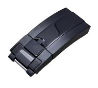 ROUHO Stainless Steel Deployment Watch Buckle Watchband Folding Clasp for Rolex Daytona Yacht-Master-Black 16 x 9 x 18mm