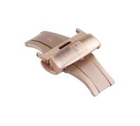 ROUHO Stainless Steel Double Push Button Butterfly Deployment Watch Clasp Replacement Watch Buckle for Tissot Couturier-Rose Gold 22mm