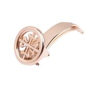 ROUHO Stainless Steel Folding Push Button Watch Buckle - Replacement Watch Buckle for Patek Philippe-Rose Gold 16mm
