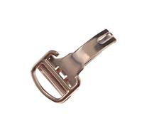 ROUHO Stainless Steel Folding Watch Buckle - Replacement Watch Strap Buckle Accessory for Cartier Ballon Bleu Tank-Rose Gold 16mm