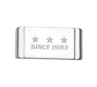 ROUHO Stainless Steel Watch Band Loop - Replacement Metal Strap Retainer for Casio G-Shock-Silver 22mm