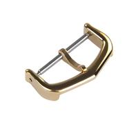 ROUHO Stainless Steel Watch Buckle - Replacement Leather Watch Strap Pin Buckle Accessory for Cartier Ballon Bleu Tank London-Gold 16mm