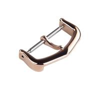 ROUHO Stainless Steel Watch Buckle - Replacement Leather Watch Strap Pin Buckle Accessory for Cartier Ballon Bleu Tank London-Rose Gold 18mm
