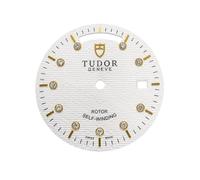 ROUHO Stainless Steel Watch Dial 2834 Movement Modding Part Metal Watch Face 30.8mm Dual Calendar Repair Spare for Tudor Prince Date - A1