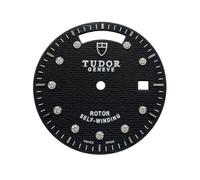 ROUHO Stainless Steel Watch Dial 2834 Movement Modding Part Metal Watch Face 30.8mm Dual Calendar Repair Spare for Tudor Prince Date - A5