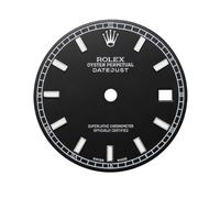 ROUHO Stainless Steel Watch Dial 8215 Movement Metal Timepiece Face 29mm Date Window Automatic Repair Accessory Modification Spare for Rolex Datejust - A1