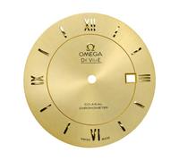 ROUHO Stainless Steel Watch Dial 8215 Movement Metal Watch Face 33.9mm 33.2mm Roman Numerals Repair Replacement Spare Part for Omega De Ville - A4 33.9mm