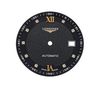ROUHO Stainless Steel Watch Dial Metal Timepiece Face 32.9mm Replacement Spare Part 2824 2892 Automatic Movement Component for Longines Master - A4