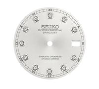 ROUHO Stainless Steel Watch Dial Metal Watch Face NH35 NH36 Movement Modding Part 28.5mm Date Window Repair Spare for Seiko