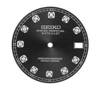 ROUHO Stainless Steel Watch Dial Metal Watch Face NH35 NH36 Movement Modding Part 28.5mm Date Window Repair Spare for Seiko