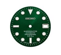 ROUHO Stainless Steel Watch Dial NH35 Automatic Movement Replacement Part Metal Watch Face 28.5mm Luminous Date Window Spares for Seiko - A2