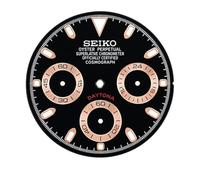 ROUHO Stainless Steel Watch Dial VK63 Chronograph Movement Replacement Part Metal Watch Face 29.5mm Repair Spare for Seiko - A10