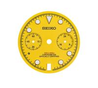 ROUHO Stainless Steel Watch Dial VK63 VK64 Movement Chronograph Part Metal Watch Face 29.5mm Luminous Repair Component Spare for Seiko - A10