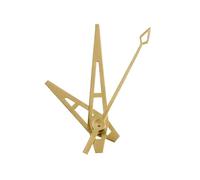 ROUHO Stainless Steel Watch Hands Metallic Movement Pointers NH35 NH36 NH38 NH70 NH72 Luminous - Golden