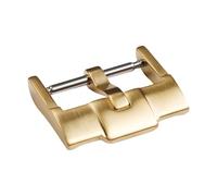 ROUHO Stainless Steel Watch Strap Pin Buckle, Silicone Leather Watchband Buckle for Audemars Piguet-Gold 3.0mm 20 x 3.0mm