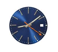 ROUHO Sunburst Watch Face with Arrow Second, a 28.5mm Luminous Dial Plate Custom Mod for Miyota 8215 Movement-D2