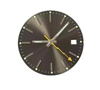 ROUHO Sunburst Watch Face with Arrow Second, a 28.5mm Luminous Dial Plate Custom Mod for Miyota 8215 Movement-D4