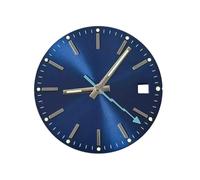 ROUHO Sunburst Watch Face with Arrow Second, a 28.5mm Luminous Dial Plate Custom Mod for Miyota 8215 Movement-D9