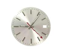 ROUHO Sunburst Watch Face with Arrow Second, a 28.5mm Luminous Dial Plate Custom Mod for Miyota 8215 Movement-D11