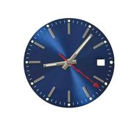 ROUHO Sunburst Watch Face with Arrow Second, a 28.5mm Luminous Dial Plate Custom Mod for Miyota 8215 Movement-D8