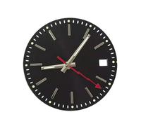 ROUHO Sunburst Watch Face with Arrow Second, a 28.5mm Luminous Dial Plate Custom Mod for Miyota 8215 Movement-D17