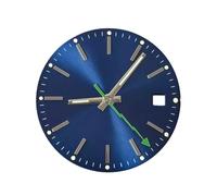 ROUHO Sunburst Watch Face with Arrow Second, a 28.5mm Luminous Dial Plate Custom Mod for Miyota 8215 Movement-D20