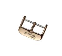 ROUHO Watch Deployment Clasp Stainless Steel Watch Folding Buckle with Push-Button Release for Chopard Happy Diamonds-B2 16mm