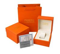 ROUHO Watch Storage Box Wooden Timepiece Holder with Lift Off Lid Soft Cushion and Compact Tabletop Display for Panerai Radiomir