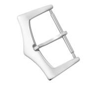 ROUHO Watch Strap Buckle in Polished Stainless Steel 14mm 18mm 20mm 22mm Replacement Watch Clasp for Vacheron Constantin-Silvery 14mm