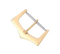 ROUHO Watch Strap Buckle in Polished Stainless Steel 14mm 18mm 20mm 22mm Replacement Watch Clasp for Vacheron Constantin-Golden 14mm