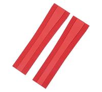 ROUHO Waterproof Rubber Watch Strap Replacement Breathable Sport Watch Silicone Bracelet for Breitling Superocean Challenger-Red 24mm