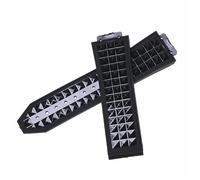 ROUHO Waterproof Silicone Watch Strap Watch Accessories Replacement Watch Strap for HUB-LOT B-I-G B-A-N-G CLASSIC FUSION-Black 27 x 19 x 22mm