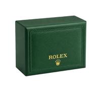 ROUHO Wooden Watch Case Green Watch Box Single Wristwatch Holder Cream Soft Interior Display Cushion for Rolex Cosmograph Daytona