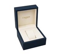 ROUHO Wooden Watch Case Solid Wood Display Box with Smooth Hinged Opening and Soft Inner Lining for Longines PrimaLuna