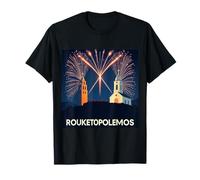 Rouketopolemos Chios Greek Easter Firework Battle Tradition T-Shirt