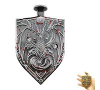 Roulette Dice Spinner 4.0, Press-Type Rolling & Precision Read DND Dice, Full Zinc Alloy Housing Metal DND Dice,Include Gift Case for DND Dice Set,RPG Role Playing Table Game Gifts (Bloodstain)
