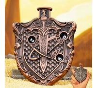 Roulette Dice V3.0 The Final TTRPG Click to Roll Spinning Dice Upgrade for Role Playing Dice DND Dice Sets Press to Roll Balanced and Fair Made from Zinc Alloy Pocket Size Precision Reading